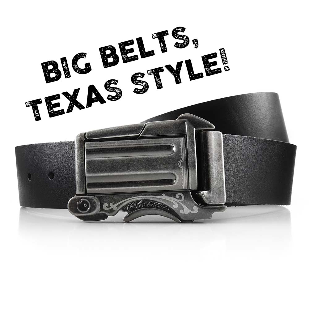 Replacement Silver Cowboy Buckle for Leather Belts