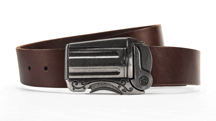Replacement Leather Belt Loops in Black or Brown Two Strap -  Hong Kong